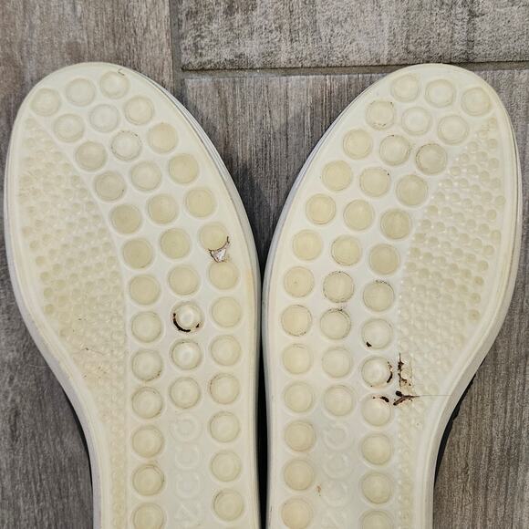 ECCO Soft 7 Woven Leather Slip On Sneakers Women 39 US 8 - 8.5 Black Casual - Picture 10 of 12